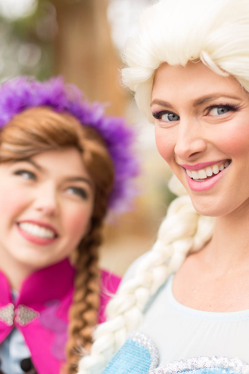 Frozen elsa and anna party character for kids in wilmington