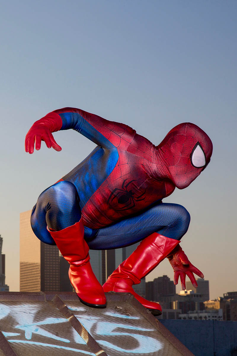Superhero spiderman party character for kids in wilmington